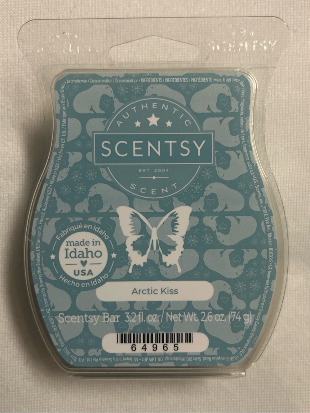 Scentsy Arctic Kiss Wax Bar